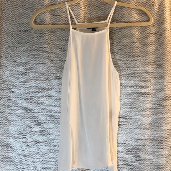 Topshop Tops - Topshop size 2 (US) white tank top blouse